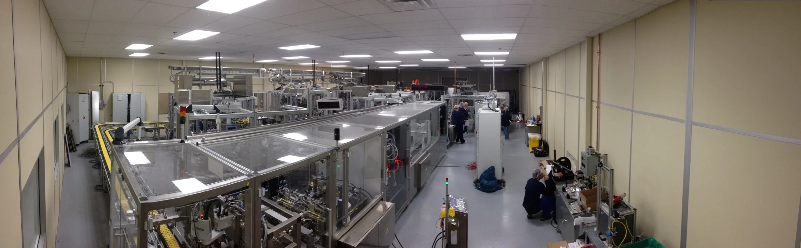 Machine enclosure factory installation