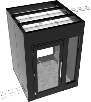 Zonez airflow and air quality product illustration